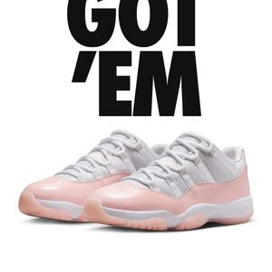 Women's Pink and White Sneakers